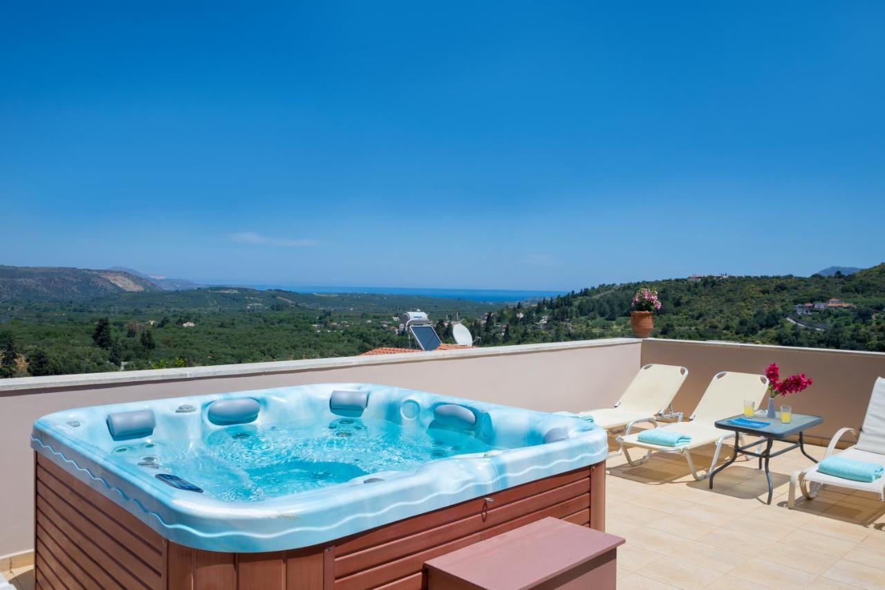 Olga'S Filoxenia - Villa Aladanos-Private Pool And Heated Jacuzzi Makhairoi Экстерьер фото